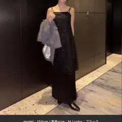 キラキラフラッフィーレースドレス　ANDRESD