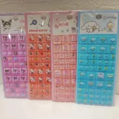 【正規品】サンリオ タイルシール キティ クロミ マイメロ シナモン 4枚セット