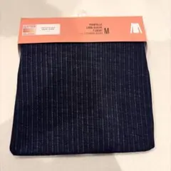 UNIQLOユニクロ ヒートテックカシミヤブレンドポインテールT長袖ネイビーS