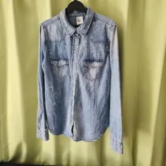 H&M デニムシャツ ライトブルー EUR 38
