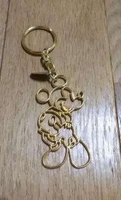 東京ディズニーリゾート ミッキーマウス シルエット キーホルダー