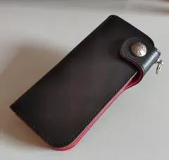 在庫処分 レザーロングウォレット バイカーズ トラッカー - メルカリ
