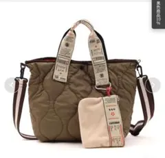 キルティングトートバッグ ショルダーバッグ