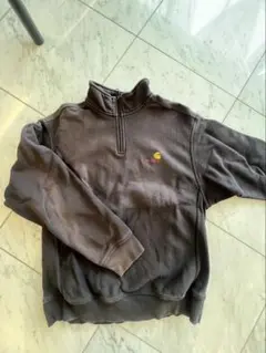 carhartt ハーフジップスウェット M ダークグレー