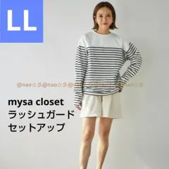 しまむら田中里奈mysaラッシュガード水着LL13号yumitalchoco - メルカリ