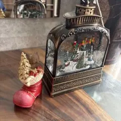 クリスマス スノードーム小物付き