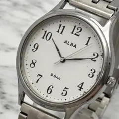 SEIKO 新品電池 상태좋음 腕時計 メンズ アルバ VJ21-KCG0 シンプル