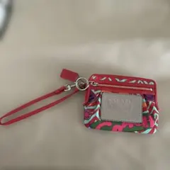 COACH ミニポーチ ポピー