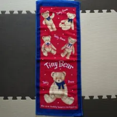 【新品未使用】　日本製　綿100%　タオル　テディベア