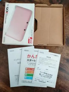 任天堂 ニンテンドー3DSLL　ピンクホワイト　空箱