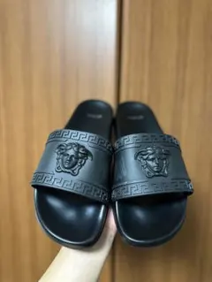 VERSACE メデューサ スライドサンダル シルバー 26.5〜27.5cm - メルカリ
