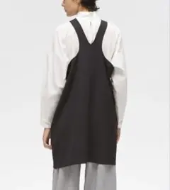【美品】mizuiroind ミズイロインド チュニックワンピース ブラックのサムネイル