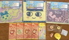 【本日のみ値下げ】たまごっちガチャガチャ＆タオル＆シールグッズ12点まとめ売り♡のサムネイル