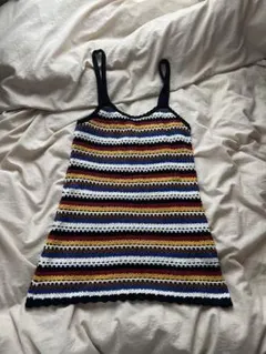 ZARA ストライプ キャミソールワンピ