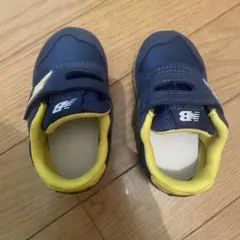 New Balance ベビーシューズ 12cm ネイビー/イエロー