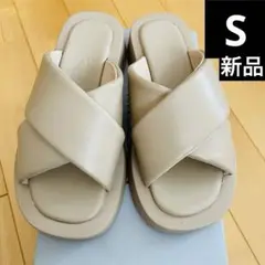 【新品】VIVIAN yumi. 厚底パデッドクロスバンドサンダル
