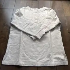 ベージュ裏起毛ありトレーナー・スウェットM