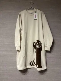 新品タグ付き　グラニフ　イカク　長袖　トレーナーワンピース