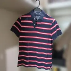 Tommy Hilfiger ストライプ ポロシャツ　S