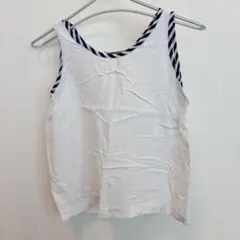 美品✨️ ILLUSTRATION ストライプネックタンクトップ 古着