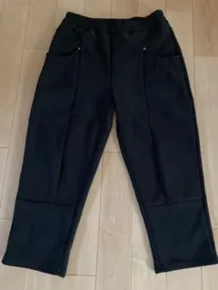 裏起毛ストレッチパンツブラック L L