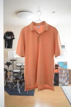 ポロシャツ パフォーマンスポロ 半袖 オレンジ Sサイズ（日本M相当）