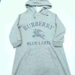 日本製　バーバリー　BURBERRY BLUE LABEL パーカー ワンピースのサムネイル