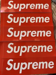 Supreme シュプリーム　ボックスロゴステッカー 5枚セット