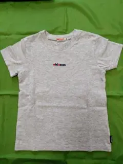 ③ミキハウスTシャツ　グレー120 無地