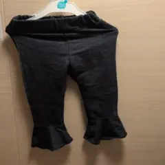 ☺︎キッズ 裾フリル ロングパンツ デニム風☺︎