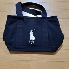 Polo Ralph Lauren ブラックトートバッグ