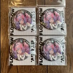 ホロライブ FLOW GLOW 綺々羅々ヴィヴィ 大阪 缶バッジ チェキ風カード