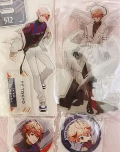 セラフ・ダズルガーデン アクスタ 缶バッチ FC東京 Angel×Devil