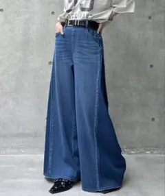 週末限定価格【美品】PAGEBOYワイドフリーカットデニム