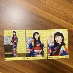 小川彩　乃木坂46 真夏の全国ツアー2026 生写真　浴衣　3枚のサムネイル