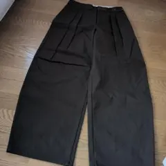 週末値引中　GU チノタックパレルパンツ　ブラウン Lサイズ