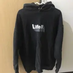 Lifell ブラック パーカー