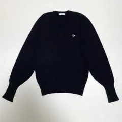 DUNLOP Vネック ニットセーター M