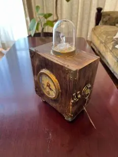 ハンドメイド スチームパンク風時計