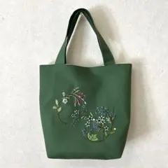 刺繍トートバッグハンドメイド