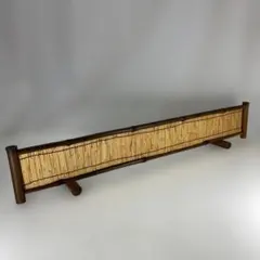 茶道具　竹　結界　炉屏　簾 Amazon.co.jp: 茶道具 煎茶道具 炉屏 黒竹細工 結界 氷裂炉屏 元
