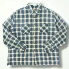 ［オンブレ］70s Dickies“プリントネルシャツ“プリネル ディッキーズ