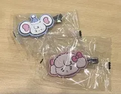 LOVE FRIENDS ぷっくりラバーヘアピン