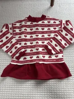 ハート柄スウェット