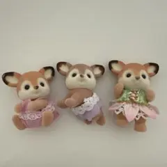シルバニアファミリー シカの赤ちゃんセット＋ポーチ