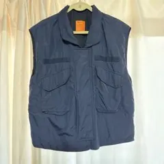 ニコアンド niko.and... ナイロンジャケット ネイビー