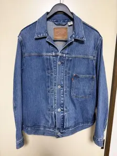 リーバイス・プレミアム　１st トラッカージャケット　希少ストライプ柄　【Ｌ】