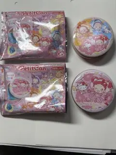 おジャ魔女どれみ×サンリオキャラクターズ プチキャン　ハローキティ　缶