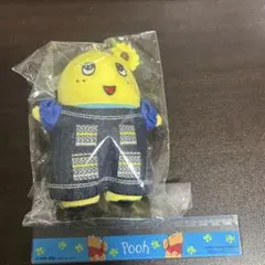 ふなっしーデニムオーバーオール マスコットぬいぐるみ