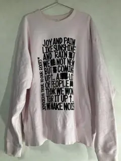 JOYRICH ピンク グラフィックプリント スウェット　Lサイズのサムネイル